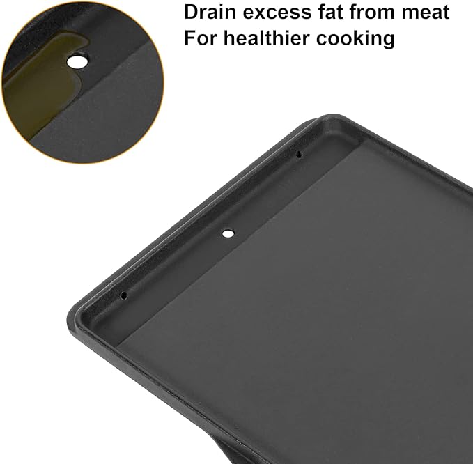 7598 Griddle for Weber Spirit 300 Spirit E-310 E-315 E-320 E-330 S-310 S-315 Spirit ii E310, Reversible Griddle for Weber Genesis Silver B/C Genesis Gold B/C,Genesis Platinum, Genesis1000-5000