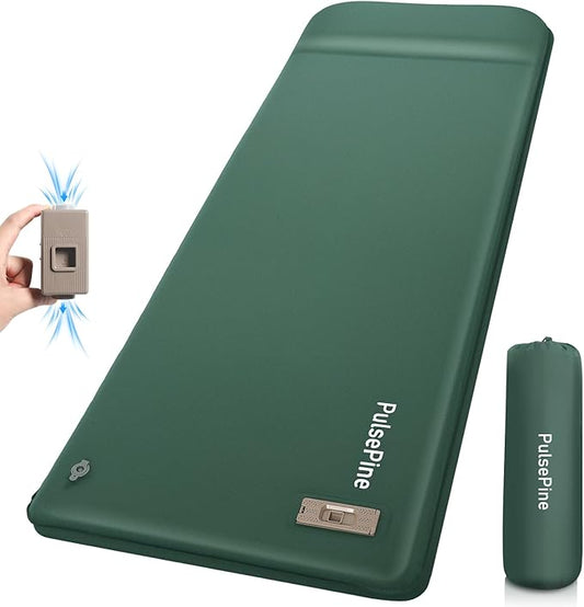 Self Inflating Sleeping Pad Lightweight Camping Pad with Built-in Pump, Easy Inflate & Deflate, Out-Door Ultra-Portable Camping Air Mat for Camping, Backpacking, Hiking, Tent Trap Traveling