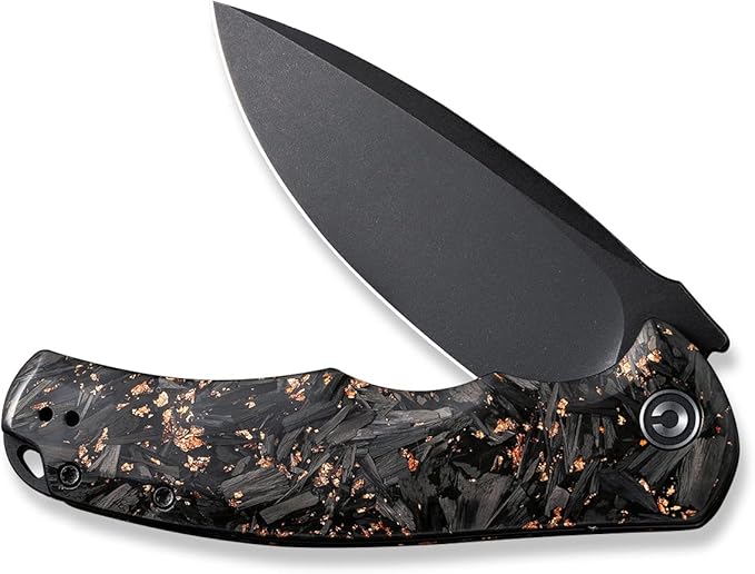 CIVIVI Folding Pocket Knife- Praxis Flipper Liner Lock Knife, 3.75" Black Stonewashed Blade, Reversible Clip for EDC Outdoor Use C803I