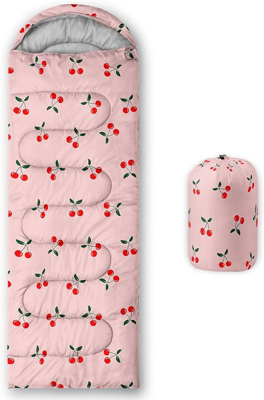 AILONEN Outer Space Astronaut Camping Sleeping Bags,Lightweight & Waterproof,3 Season Warm & Cool Weather,Cartoon Sleeping Bags for Kids,Boys Girls Travelling,Outdoors