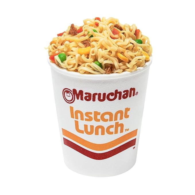 Maruchan Instant Lunch Beef, Ramen Noodle Soup, Microwaveable Meal, 2.25 Oz, 12 Count