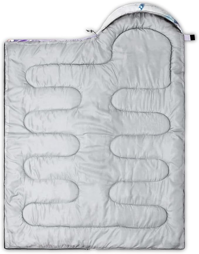AILONEN Outer Space Astronaut Camping Sleeping Bags,Lightweight & Waterproof,3 Season Warm & Cool Weather,Cartoon Sleeping Bags for Kids,Boys Girls Travelling,Outdoors