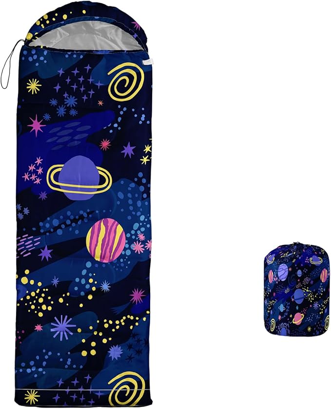 Print sleeping bag,sleeping bags,Outdoor Camping Sleeping Bag,Suitable For Children Boys And Girls Portable,Waterproof,Compact And Lightweight,Great For Outdoor Camping,Backpacking And Hiking