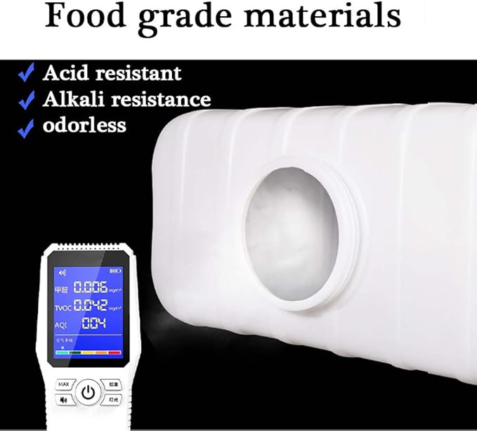 Large Plastic Water Storage Tanks Emergency Water Storage 50L/80L/110L/200L Camping & Hiking Water Storage Water Container Multifunctional Water Tank(Size:110L/29gallon)