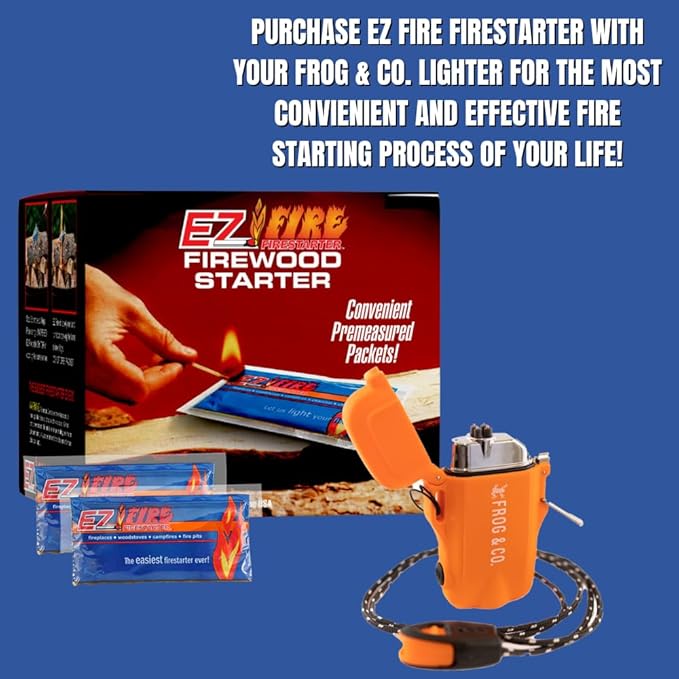 and Survival Frog Tough Tesla Lighter 2.0 – Waterproof, Windproof, Flameless Top-Facing Dual Arc Plasma USB Rechargeable Electric w/Built-in Flashlight and Emergency Whistle.