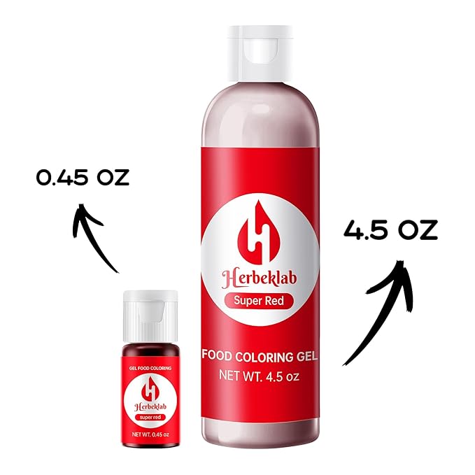 Gel Food Coloring 18 Colors x 0.45 oz Concentrated Gel Based Food Dye Vibrant Icing Colors for Baking Cake Decorating Cookies