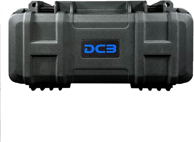 DCB Cases - Element 4802F | 19 x 9 x 8 Ext Dim | IP67 Waterproof | Pluck Foam Insert | Foldable Handle | Pressure Control Valve | Resin-Reinforced Injection Molded Plastic | 2 Latch Lid Close