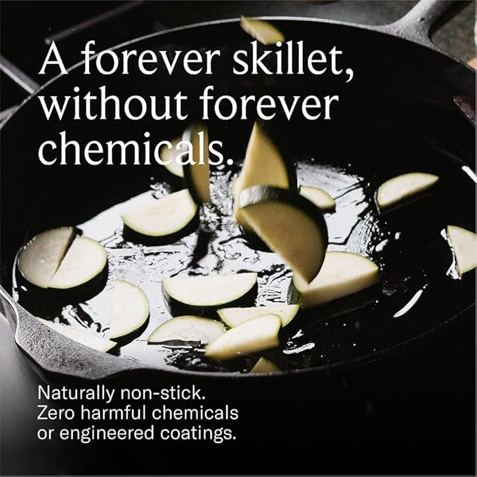 Field Company 6.75 Inch (Extra Small) Cast Iron Skillet – No.4, Perfect for 1 Serving, Lightweight & Smooth, Preseasoned with Organic Oil – Made in USA, Non-Toxic, Vintage Design