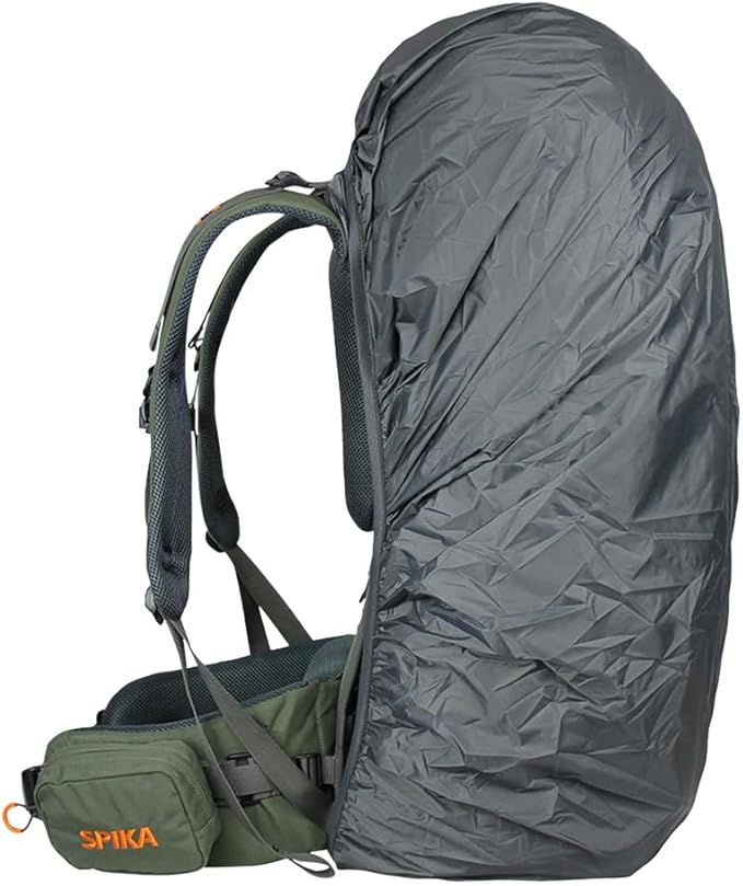 SPIKA Hunting Backpacks for Men, Meat Hauler Frame Pack with Rifle Holder, 40L/80L Extendable + Capacity for Bow Rifle Gun
