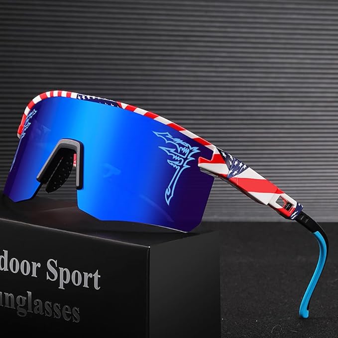 Two Sizes Baseball Sunglasses For Adults and Youth Boys Girls Kids UV400 Men Women Outdoor Sports Sun Glasses