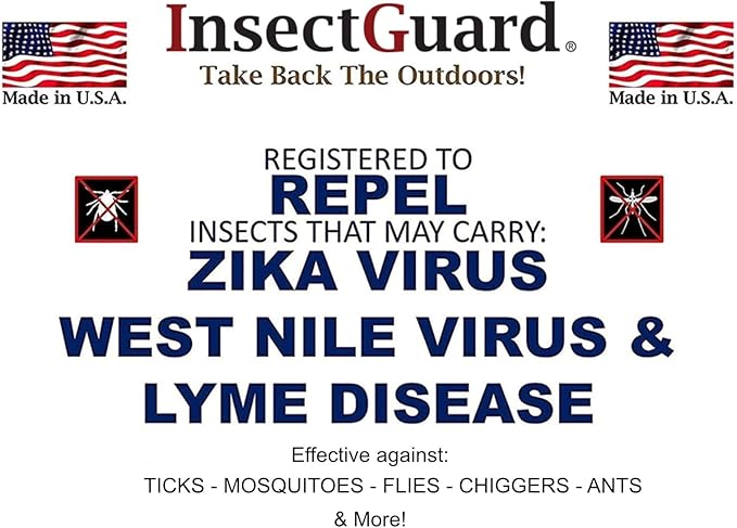 Permethrin Treated Mosquitoes, Flies, Ticks & More Insect Repellent Size Adjustable Fabric Belt (Green) One Size Fits All!