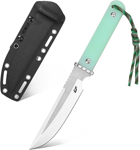 Eafengrow EF123 Fixed Blade Knife 14c28n Steel Blade G10 Handle Fixed Knife for Outdoor Camping Hunting Survival Tool Knives with Kydex Sheaths