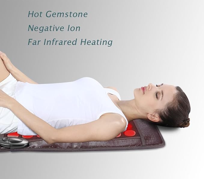Infrared Heating Pad -EMF Free-Timed Auto Shutdown-Jade Stones 2025