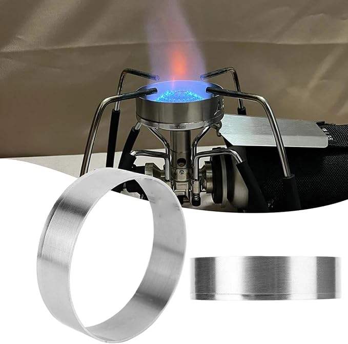 Windproof Ring for Soto 310 Spider Stoves, Stainless Steel Heat Wind Shielding Ring Flame from Wind Interference Ideal for Outdoor Cooking