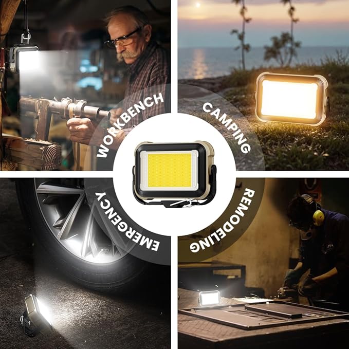 LED Camping Lantern Rechargeable,Solar Lanterns,Portable Camping Lights 3 Light Modes, Waterproof Camping Essentials for Power Outages, Emergency, Tent, Outdoor
