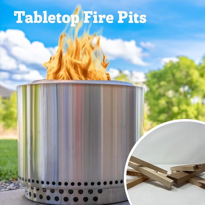 Premium Kiln Dried Wood Kindling for Pizza Ovens, Tabletop Fire Pits & Campfires