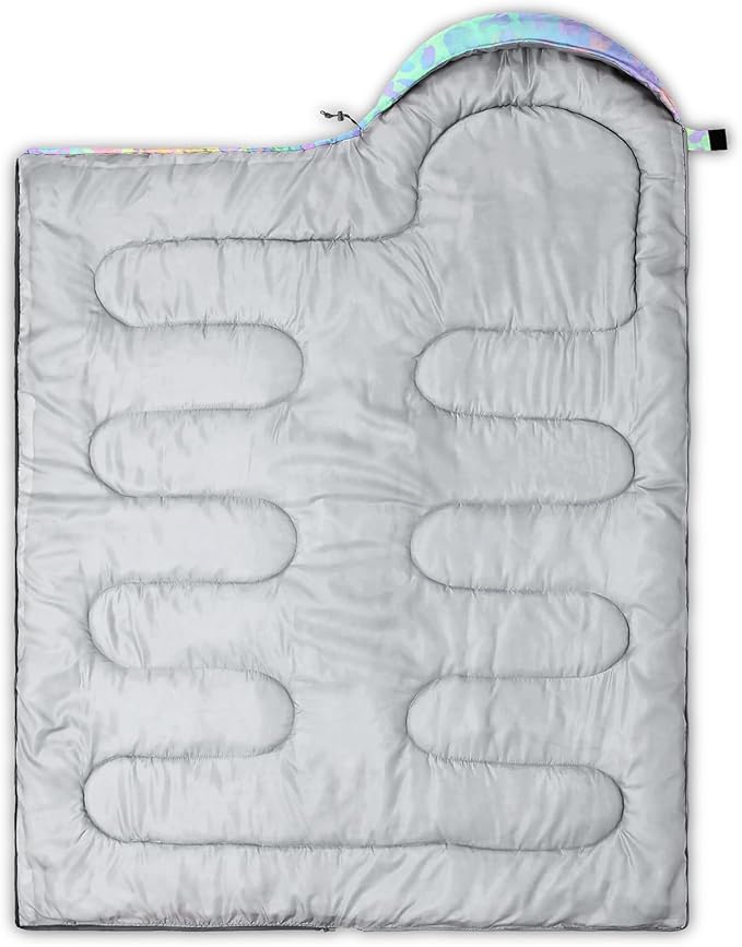 AILONEN Outer Space Astronaut Camping Sleeping Bags,Lightweight & Waterproof,3 Season Warm & Cool Weather,Cartoon Sleeping Bags for Kids,Boys Girls Travelling,Outdoors
