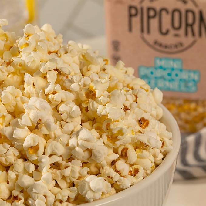 Heirloom Mini Popcorn Kernels by Pipcorn, Non-GMO, Vegan, Gluten Free Snacks, Healthy Unpopped Popcorn - 44 oz Jar