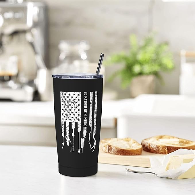 Hunting Gifts for Men, Hunter Tumbler 20oz, Hunting Lovers Gifts, Men Hunter Gift, Huntings Stainless Steel Coffee Travel Mugs Cup Gift for Boys/Husband/Dad Birthday Christmas Father's Day