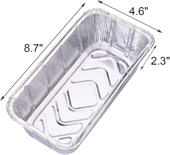 20 Pack Grease PAN Liner Compatible with Traeger BAC404 Timberline Pellet Grills, Disposable Heavy-Duty Aluminum Foil for Traeger Drip Tray Liner
