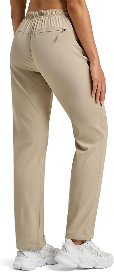 Willit Women's Hiking Pants Quick Dry Cargo Pants Lightweight Water Resistant Travel Golf Pockets Petite/Regular/Tall