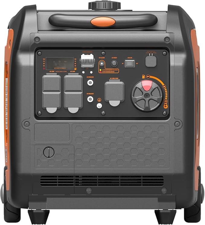 GENMAX Generator,EPA Compliant, Eco-Mode Feature, Ultra Lightweight for Backup Home Use & Camping