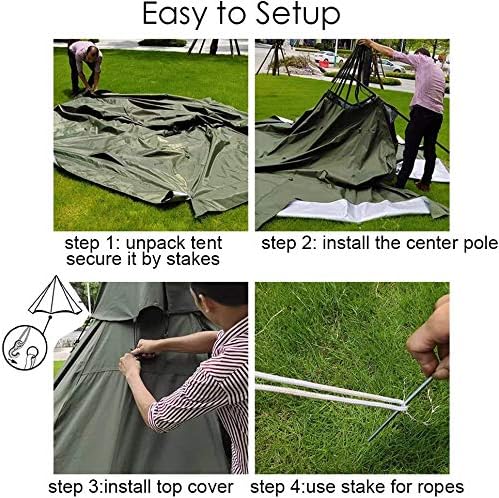 WINTENT Waterproof 4 Season Teepee Tent with Stove Jack for 4 Person Camping