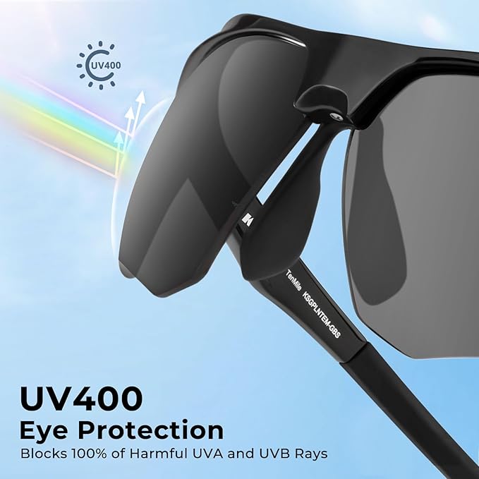 KastKing Tenmile Polarized Sunglasses for Men & Women, UV Protection,Sport Sunglasses Cycling Fishing Outdoor
