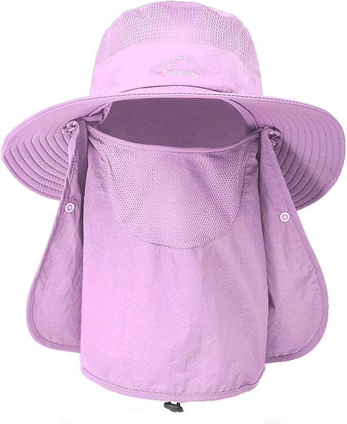 Sun Hats for Men Women Fishing Hat UPF 50+ Breathable Wide Brim Summer UV Protection Hat