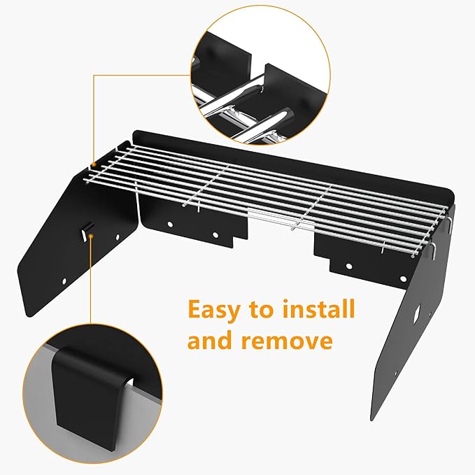 22 Inch Griddle Wind Guard/Wind Screen and Warming Rack for Blackstone 22 Inch Griddle Accessories Kit for Blackstone (For 22")