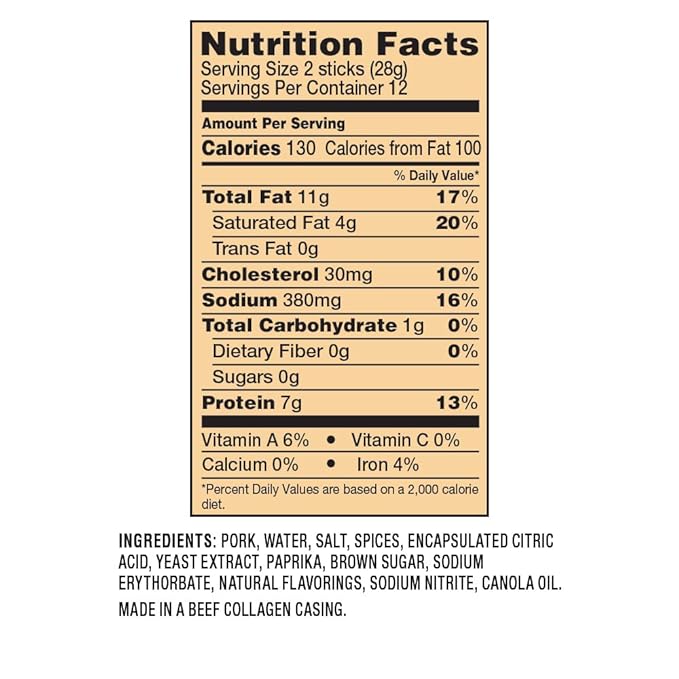 Cattleman's Cut Spicy Double Smoked Sausages, 12 Ounce