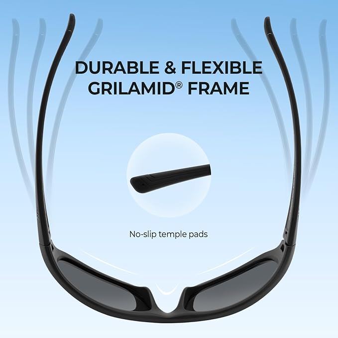 KastKing Dugan Polarized Sport Sunglasses for Men and Women, Ideal for Driving Fishing Cycling Running, UV Protection