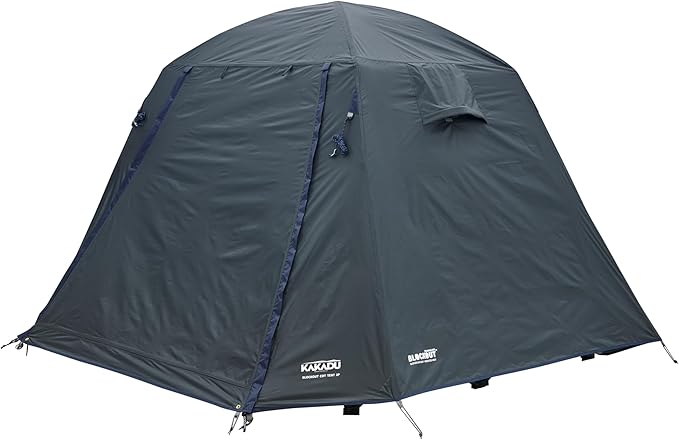 Kakadu Camping Tent Cot, 2 Person, Quick Setup, Folding, Compact, Elevated Tent with BlockOut Rain Fly, Awning Poles, Ultra-Fine Mesh Windows, and Carry Bag