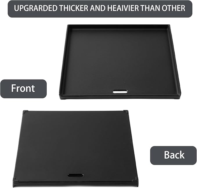 16.3 x 15.8” Griddle Flat Top 7672 Grill Replacement Parts for Weber Genesis E-325S S-325S SX-325S EX-325S Spirit 200 300 Series Genesis II 300 II 400 Series Smokefire EX4 EX6 Accessories Cast Iron