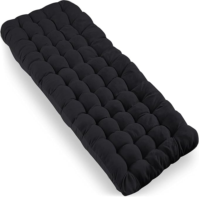 Zone Tech Camping Cot Mattress Pad Premium Quality Outdoor Comfortable Thicker Cotton Sleeping Cot Lightweight Waterproof Bottom Pad Mattress for Adult, Kid