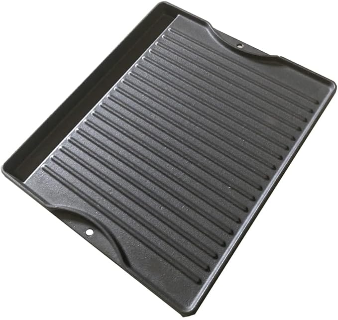 CA124B (1-Pack) 17.48x12.48 inches Cast Iron Griddle for Broil King Baron 320, 340, 420, 440, 490, Huntington 2122-64 2122-67 6020-54 6020-57 6020-64 6020-67 6023-89, Sterling 5020-54