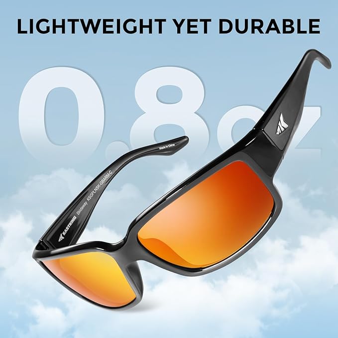 KastKing Skidaway Polarized Sport Sunglasses for Men and Women,Ideal for Driving Fishing Cycling and Running,UV Protection