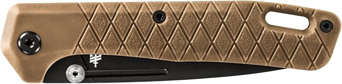 Gerber Gear Zilch Folding Pocket Knife, 3.1 Inch Plain Edge Blade, Coyote Brown