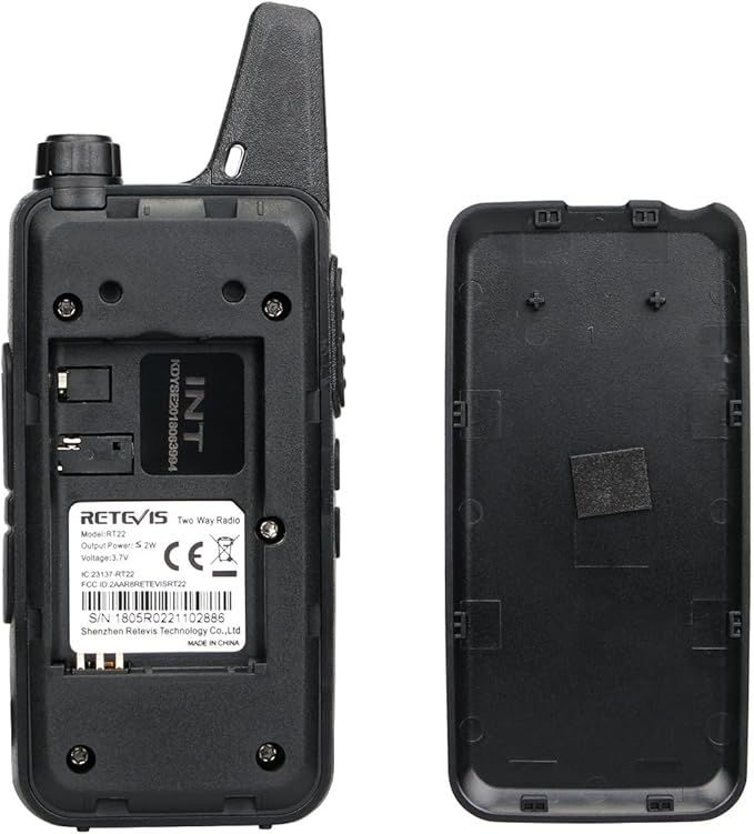 Retevis RT22 Walkie Talkies Rechargeable Hands Free 2 Way Radios Two-Way Radio(6 Pack) with 6 Way Multi Gang Charger