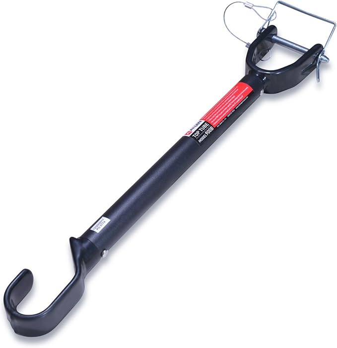 Allen Sports Premier Locking Quick Release 4-Bike Carrier for 2 Inch Hitch on Vehicles with Spare Tire, Model 400QR, Black & Tension Bar Bicycle Cross-Bar Adaptor, Black, One Size