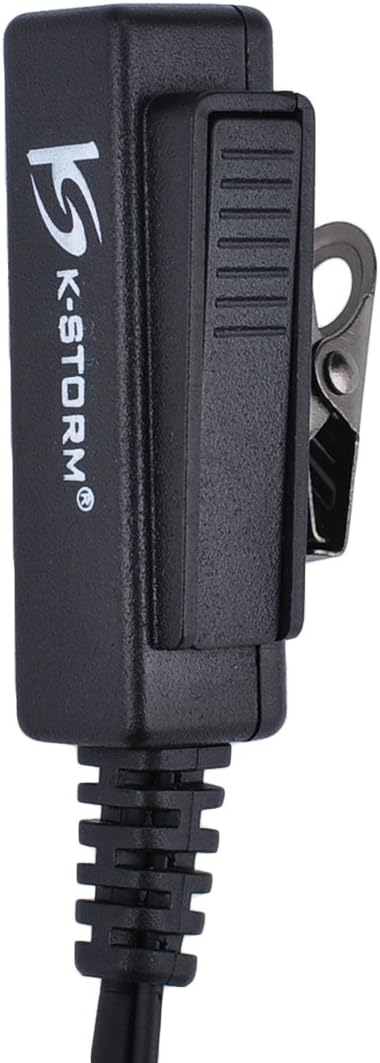 Covert Acoustic Tube Walkie Talkie Earpiece Surveillance Headset with Mic Compatible with CP200d Motorola Two Way Radio