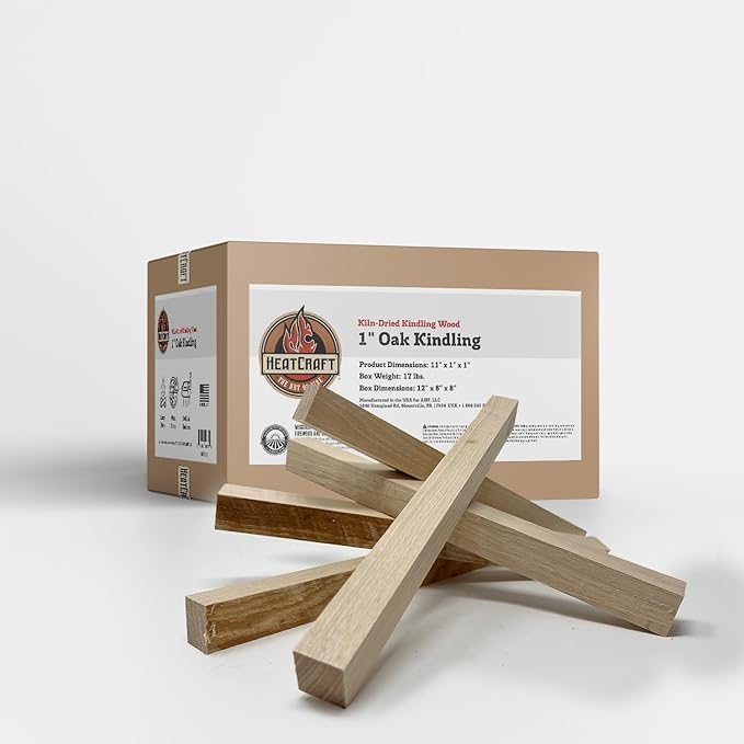 Premium Kiln Dried Wood Kindling for Pizza Ovens, Tabletop Fire Pits & Campfires