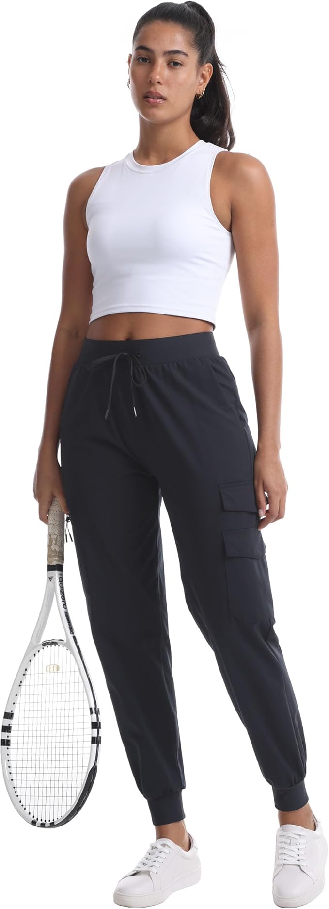 Quick Dry Women's Cargo Pants with Pockets Lightweight Hiking Joggers for Workout Athletic Casual Outdoor Camping