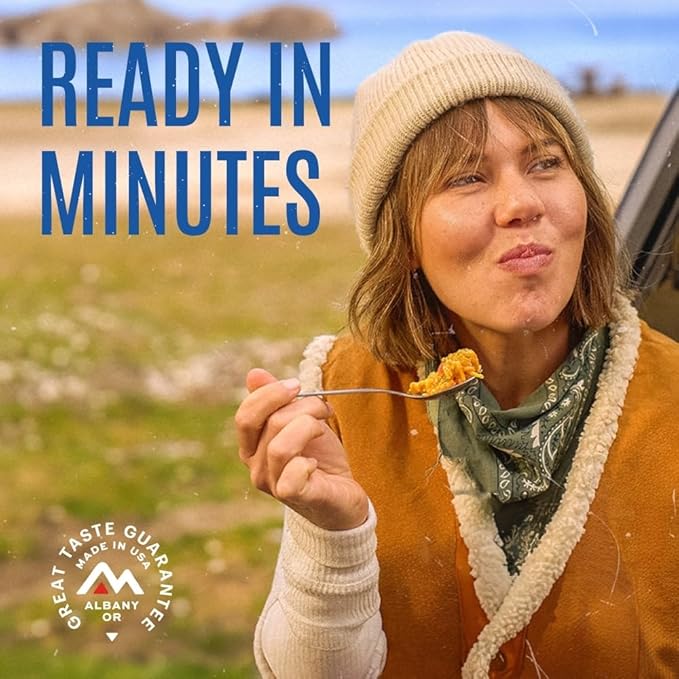 Mountain House Biscuits & Gravy & Freeze-Dried Food for Camping,12 Servings, 30-Year Shelf-Life