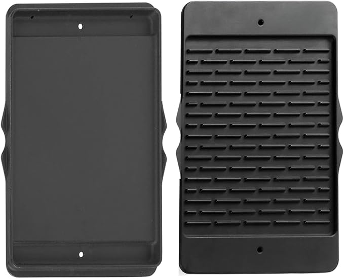 Shengyongh CC7598 (1-Pack) cast Iron Griddle for Weber Spirit E/S-310, E/S-315, E/S-320, E/S-330, Spirit ii E/S-310, Spirit 2 E/S-310