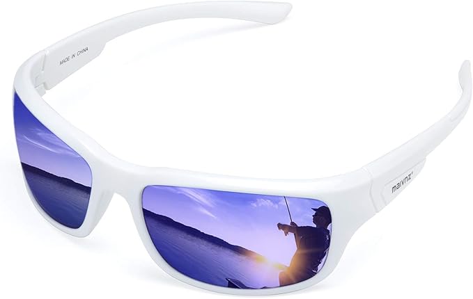 Floating Polarized Fishing Sunglasses for Men UV Protection Fishing Glasses Boating Kayaking Water Sport Glasses