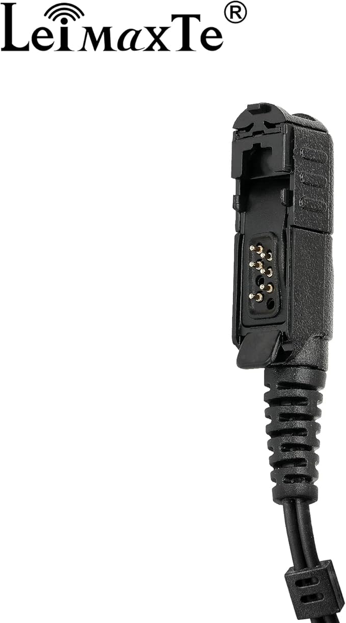 XPR 3500e 3300e Earpiece for Motorola Radio XPR3500 XPR3000 XPR3300 with Mic PTT XPR 3300 3500 3300e 3500e Walkie Talkie Headset Security Acoustic Tube Surveillance Headphone (1 PCS)
