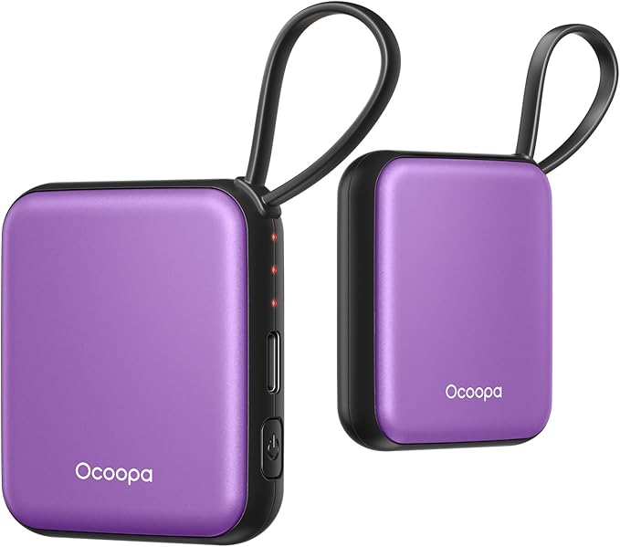 OCOOPA Hand Warmers Rechargeable - Stylish Electric Handwarmers, 2S Heating Heated Gloves for Women, Handheld Heater Portable, UL Certified, Christmas Essentials, Unique Gifts, UT5 Nano