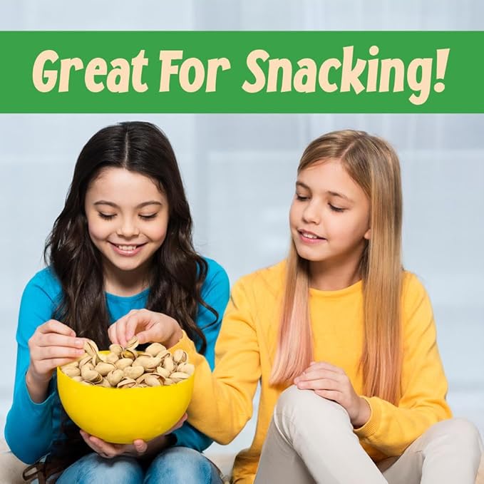 Sincerely Nuts Large Pistachios Roasted Unsalted in Shell 5 LB Bag Healthy Snack Food Great for Cooking Source of Fiber, Protein, Vitamins Minerals Gourmet Kosher Gluten Free