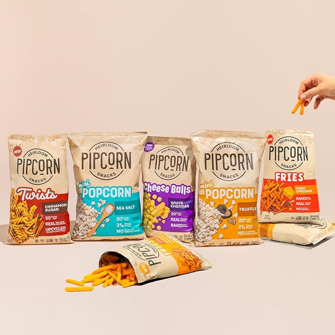 Heirloom Mini Popcorn Kernels by Pipcorn, Non-GMO, Vegan, Gluten Free Snacks, Healthy Unpopped Popcorn - 44 oz Jar